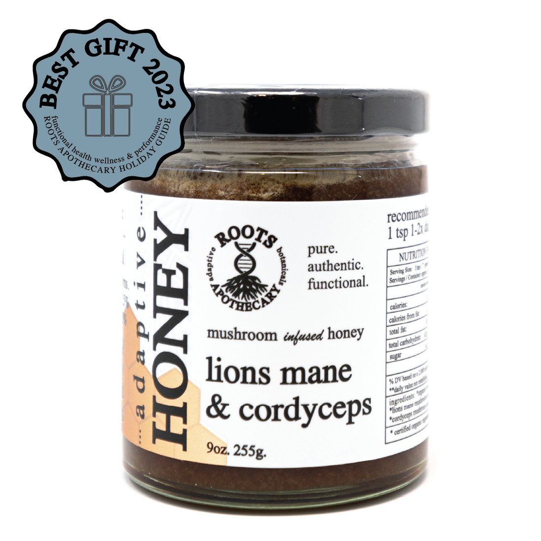Lion’s Mane &amp; Cordyceps Mushroom Honey