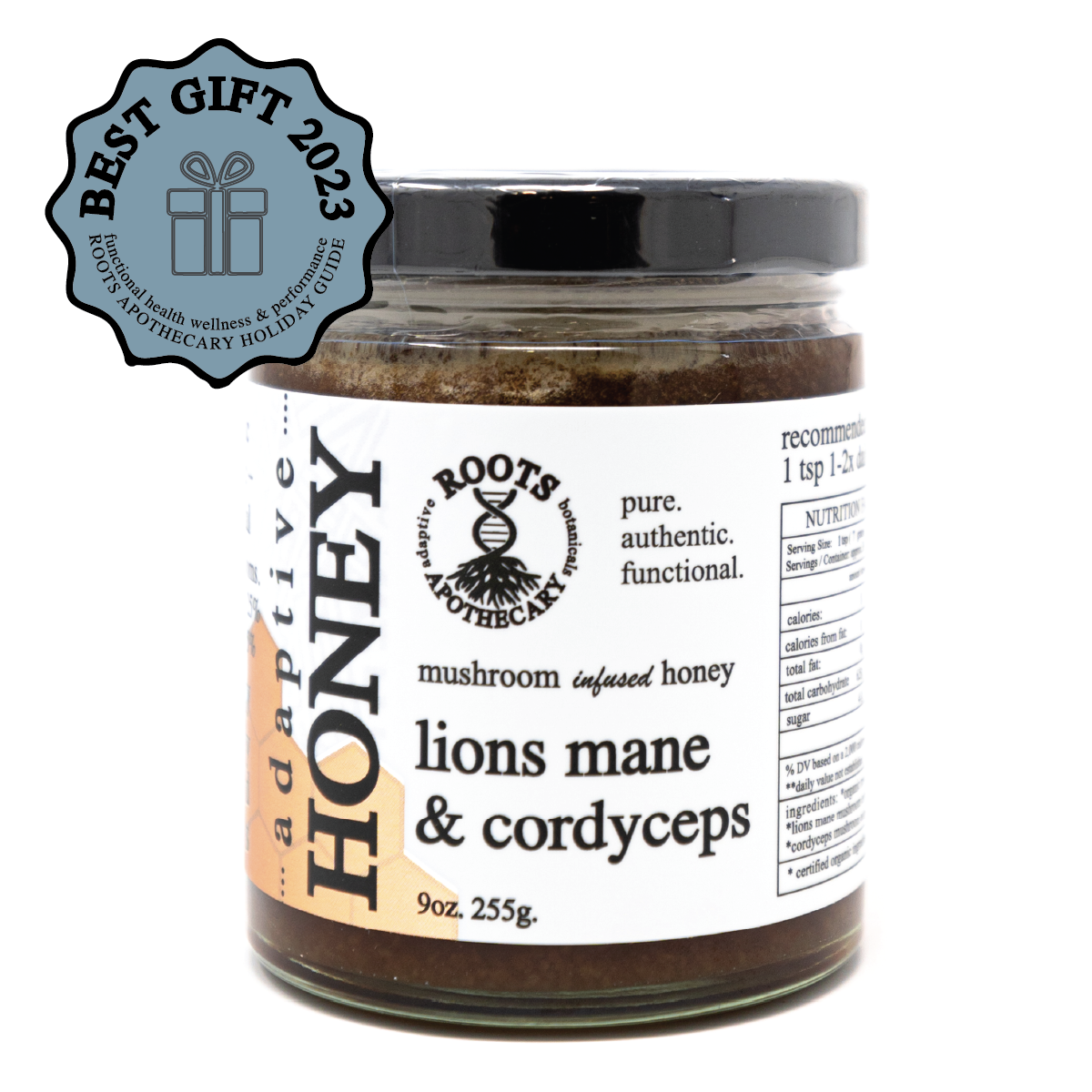 Lion’s Mane &amp; Cordyceps Mushroom Honey