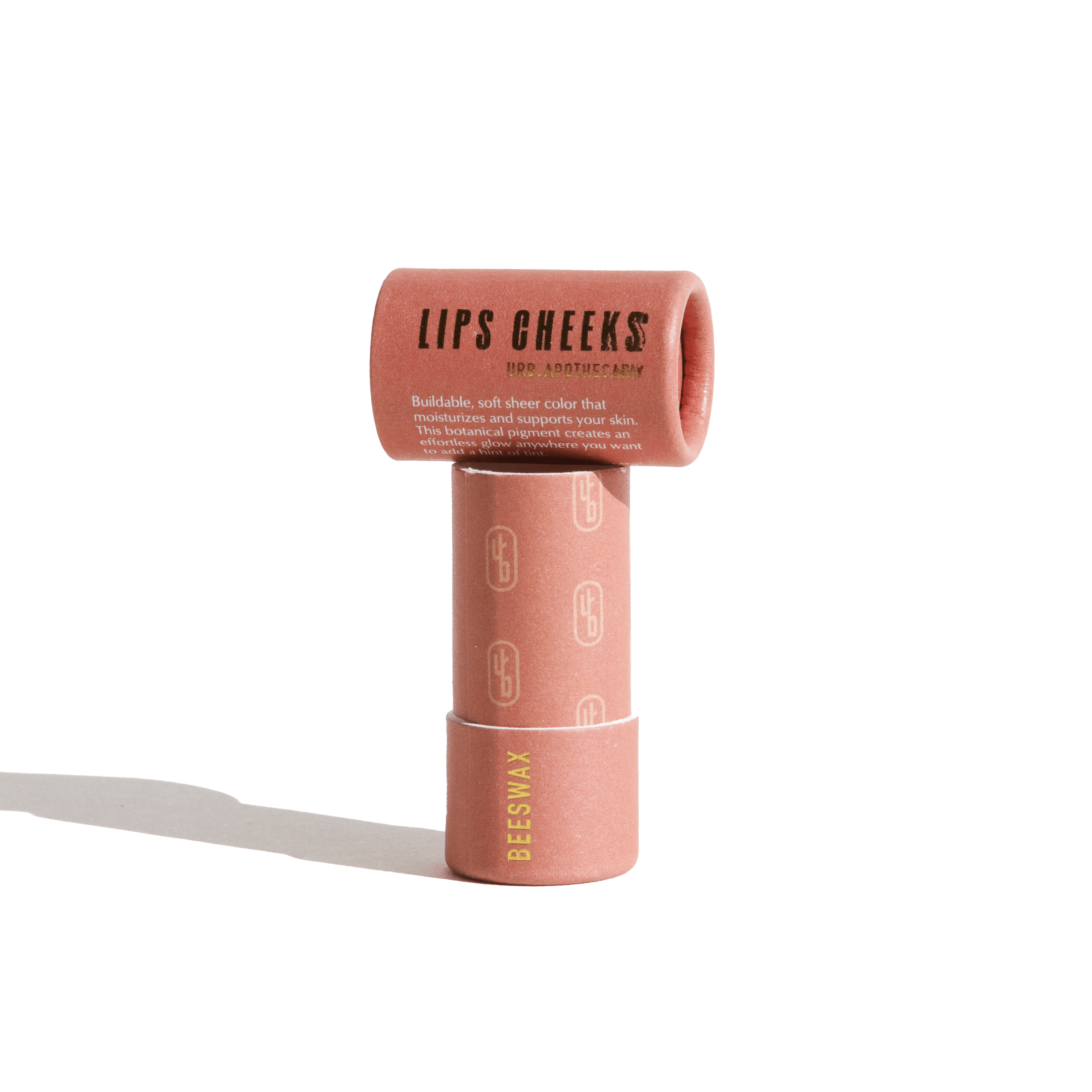 URB APOTHECARY LIP TINT Beeswax New Tube Lips Cheeks Botanical Tint