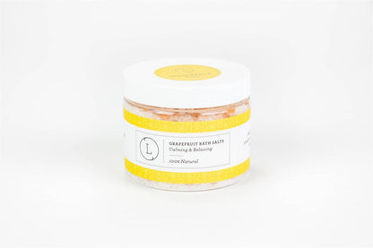 Grapefruit Natural Bath Salt Soak with Dead sea - Epsom and Himalayan salts - My American Goods