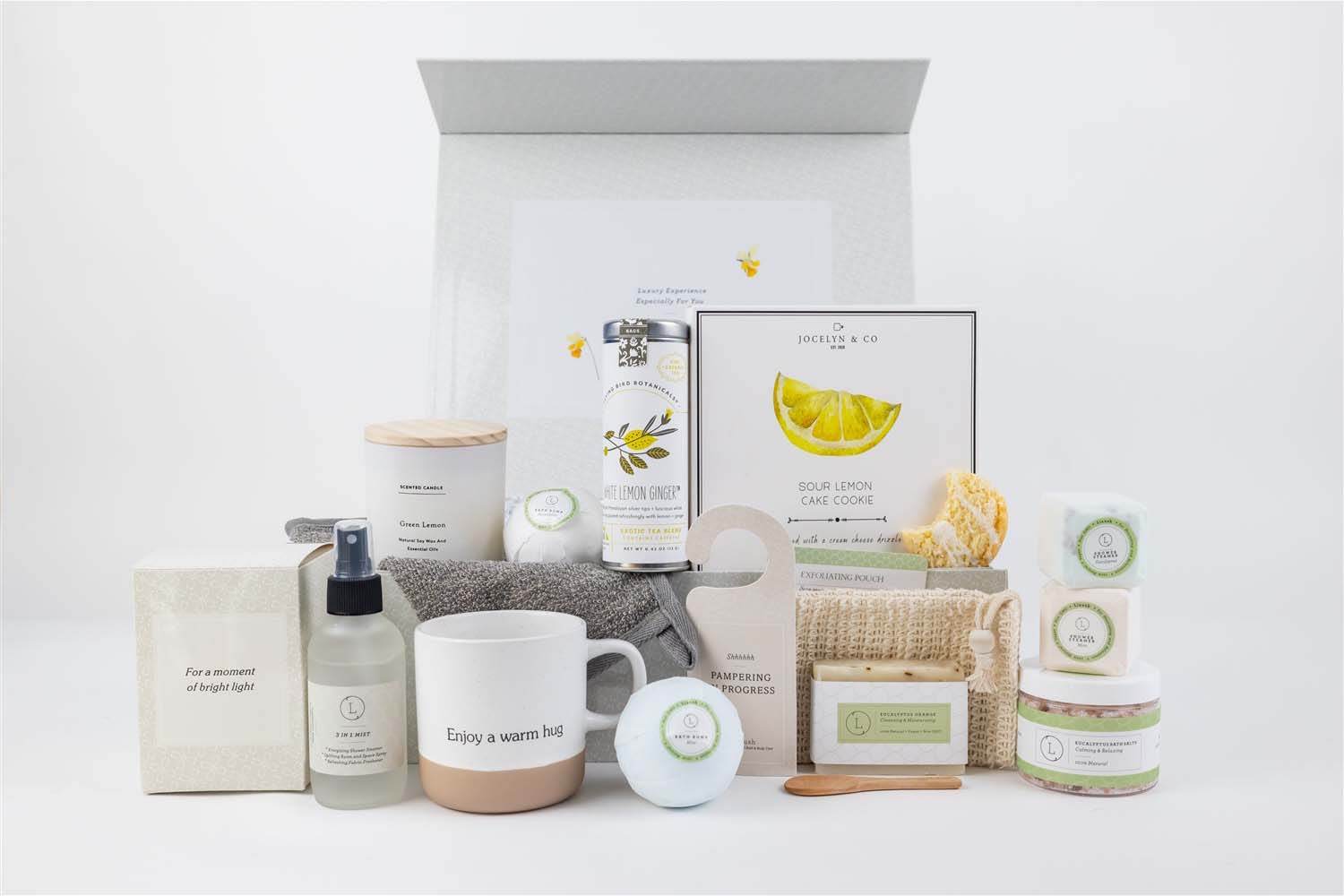 Get Well Gift Basket - All Natural Care Package - My American Goods