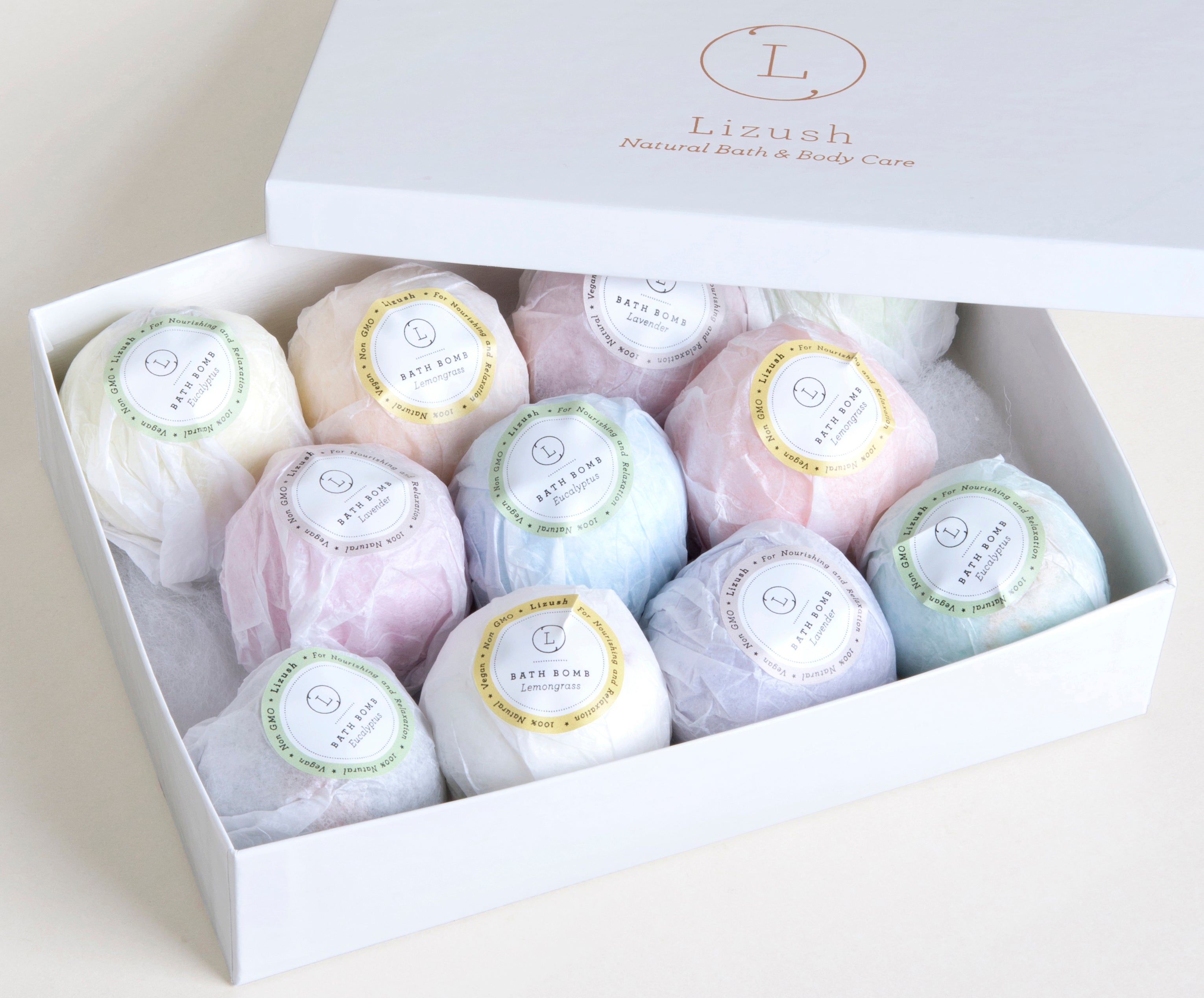 11 Bath Bombs Gift Box +  one Free Bomb to make 12 !! - My American Goods