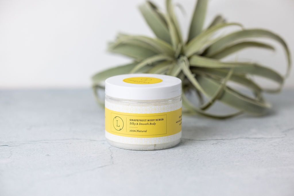 CBD Grapefruit Body Salt Scrub with CBD - Moisturizing and fresh (THC free) - My American Goods