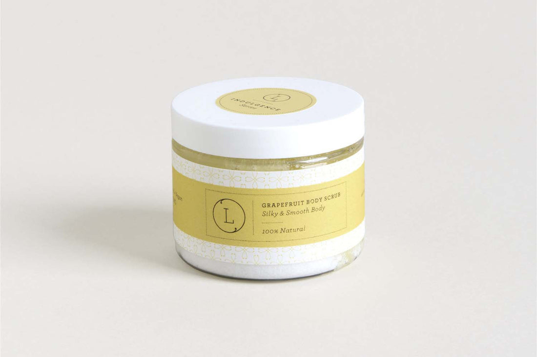 Grapefruit Body Salt Scrub - Moisturizing and fresh - My American Goods