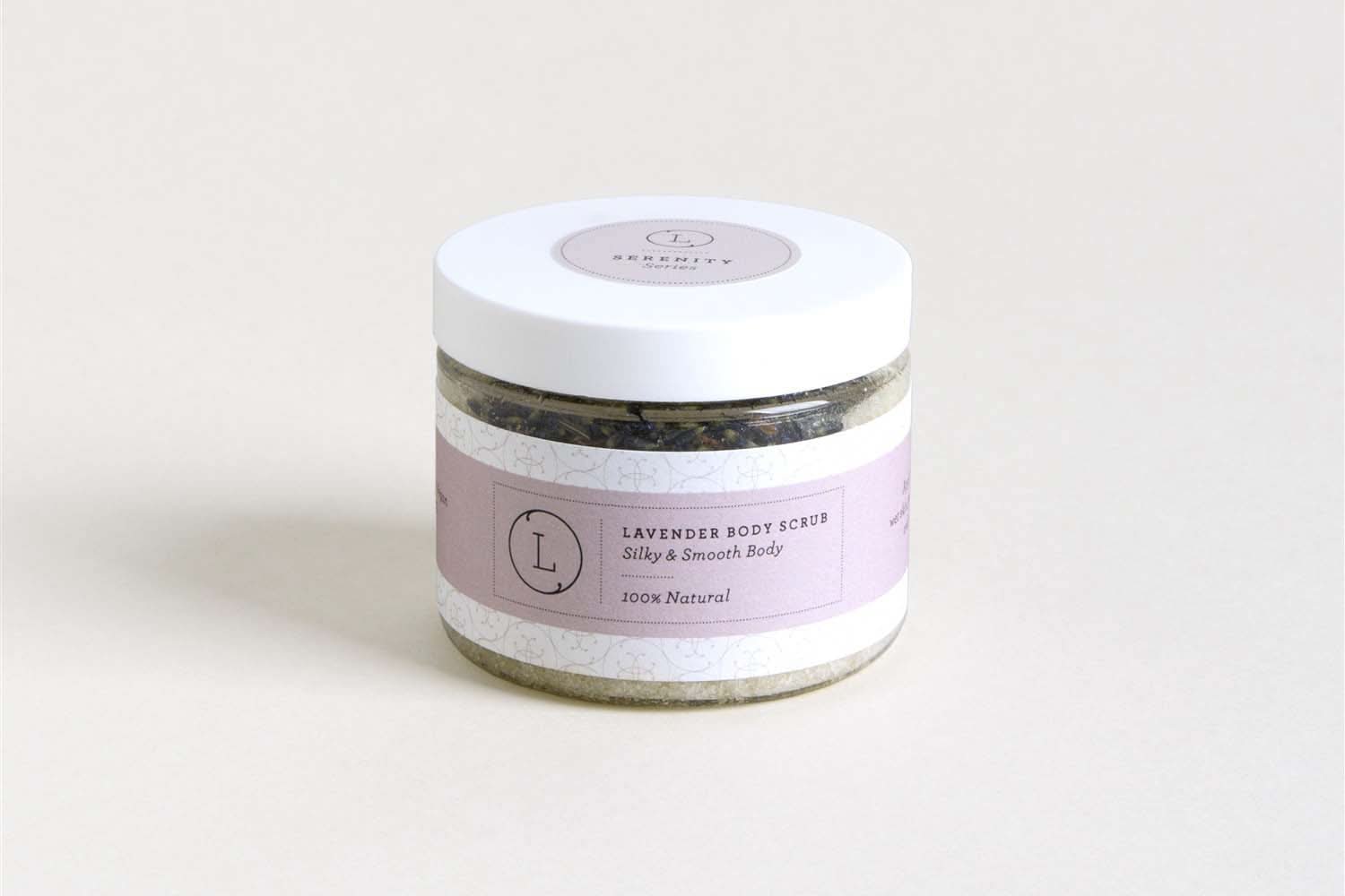 Lizush BODY SCRUBS Natural Body Scrub, Lavender Body Salt Scrub