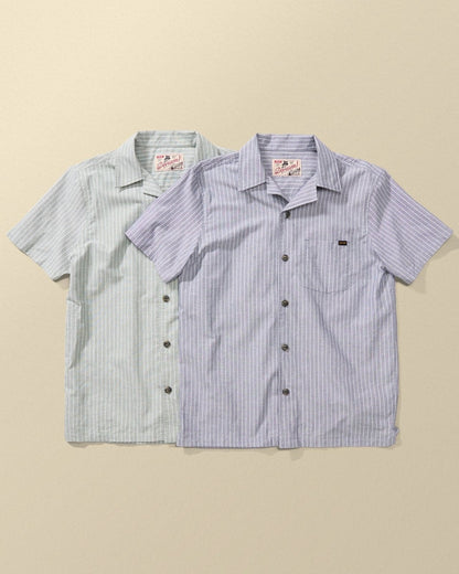 Lombard Striped Short Sleeve Shirt - My American Goods