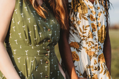 Sheet Dress in Green Sprout