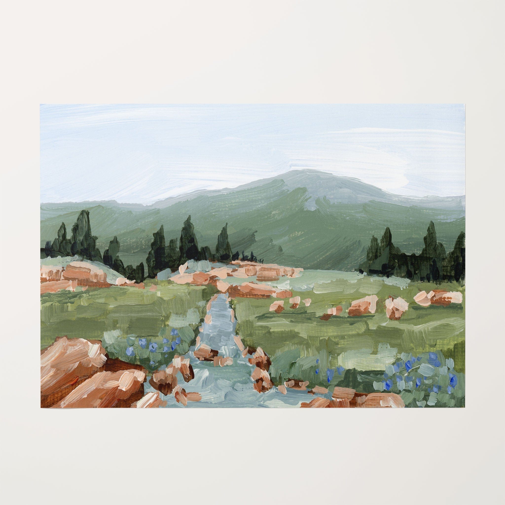 Katie Garrison Art Print Rolled Canvas / 8x10 in / No Frame "Look Up" Art Print