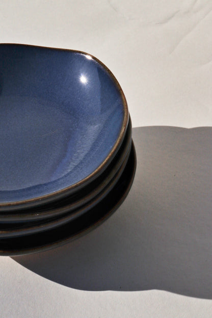 Glazed Garage Ceramics Bowl Drift Dipping Bowls - Deep Sea (Set of 4)