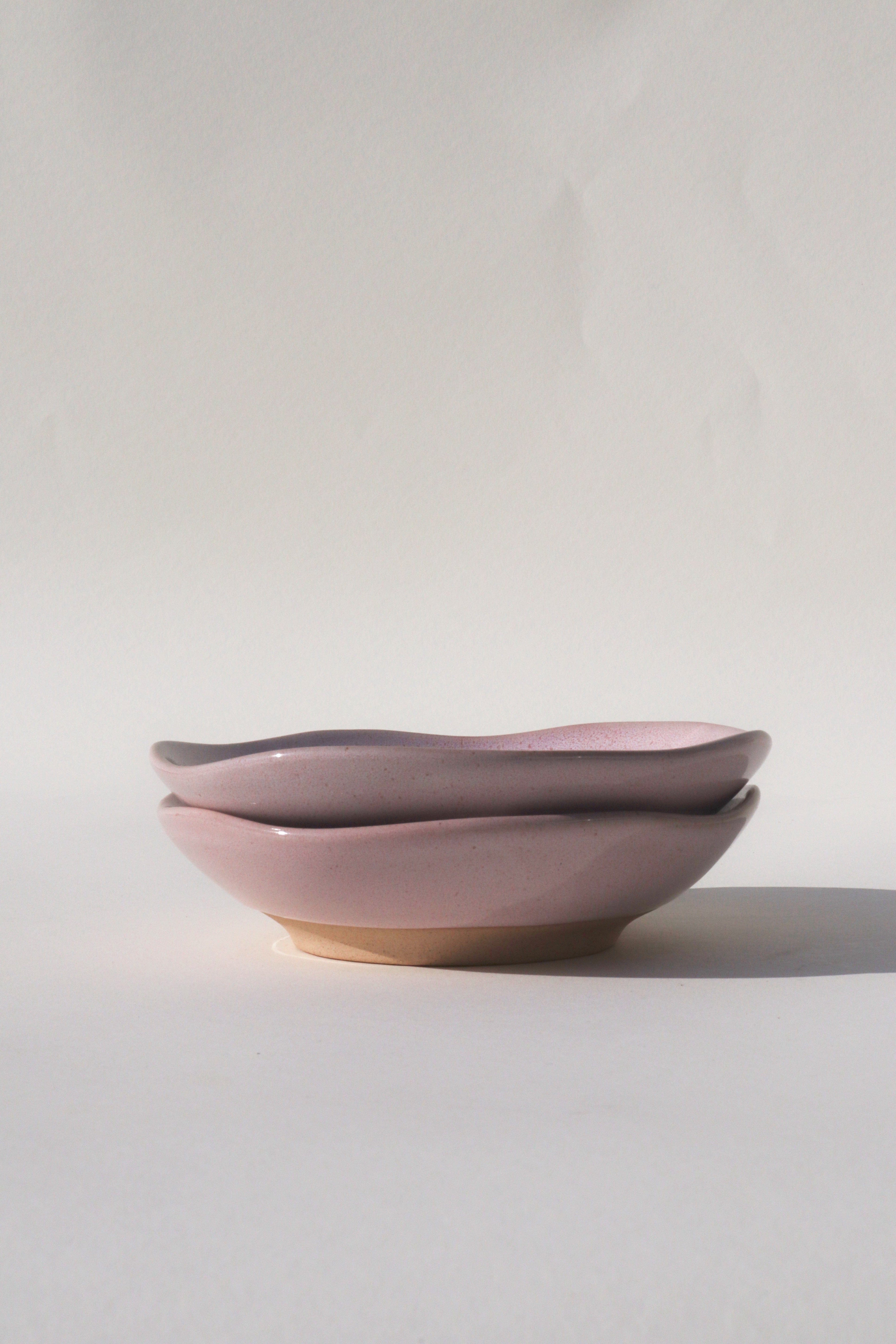 Glazed Garage Ceramics Bowl Drift Dipping Bowls - Seashell