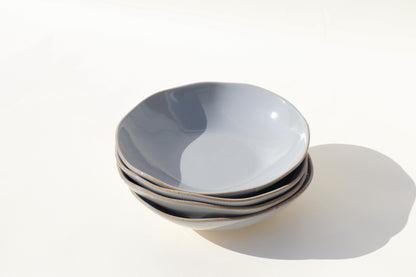 Glazed Garage Ceramics Bowl Low Tide Bowl - Waterfall (Set of 4)