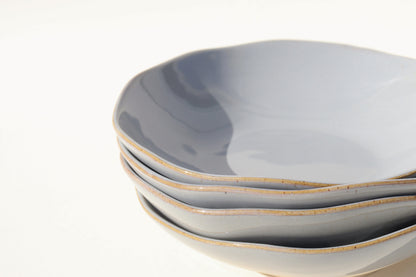 Glazed Garage Ceramics Bowl Low Tide Bowl - Waterfall (Set of 4)