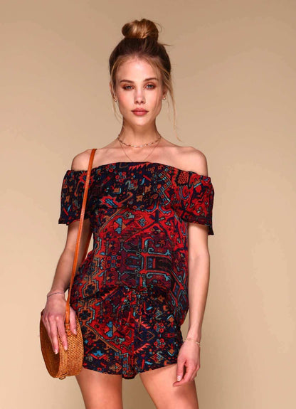 Machado Shorts - Boho Print