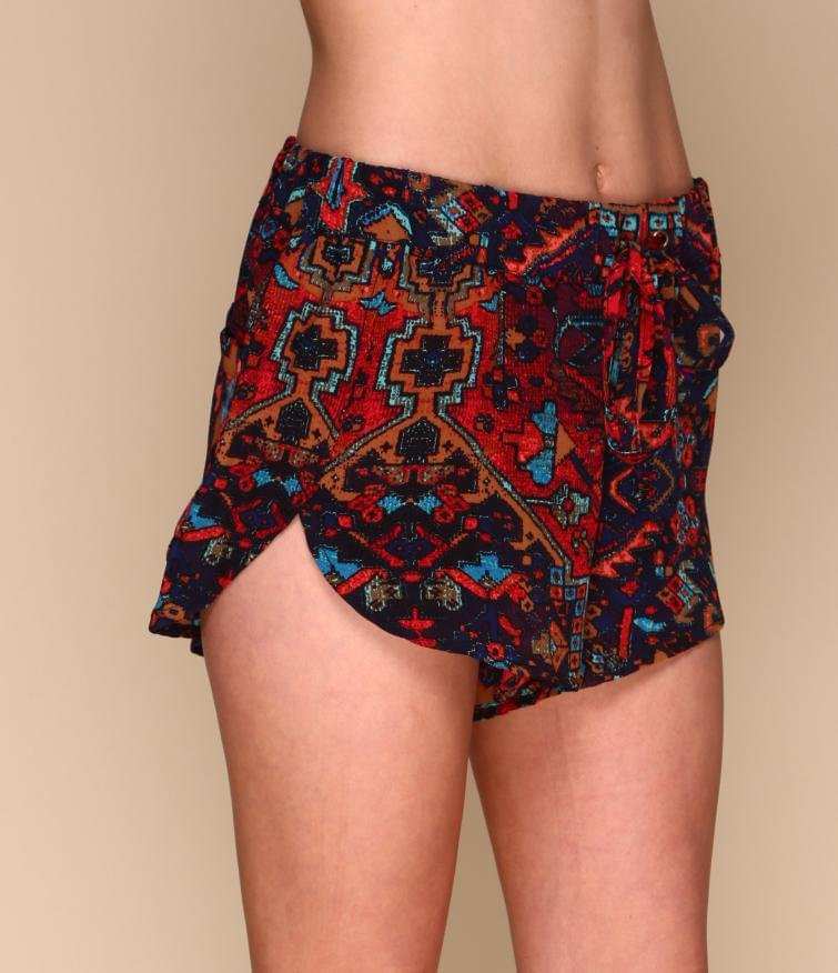 Machado Shorts - Boho Print