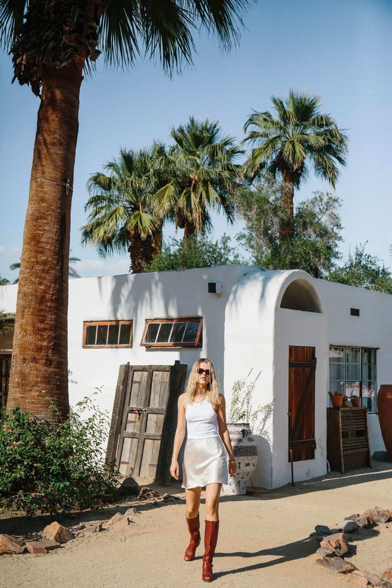 Madison Silk Slip Skirt - Ivory