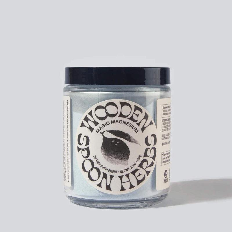 WOODEN SPOON HERBS Powder Jar Magic Magnesium