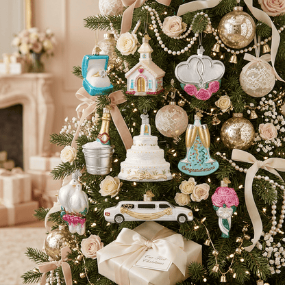 Old World Christmas 4 X 18 X 14 / 14034 Just Married Collection Ornaments