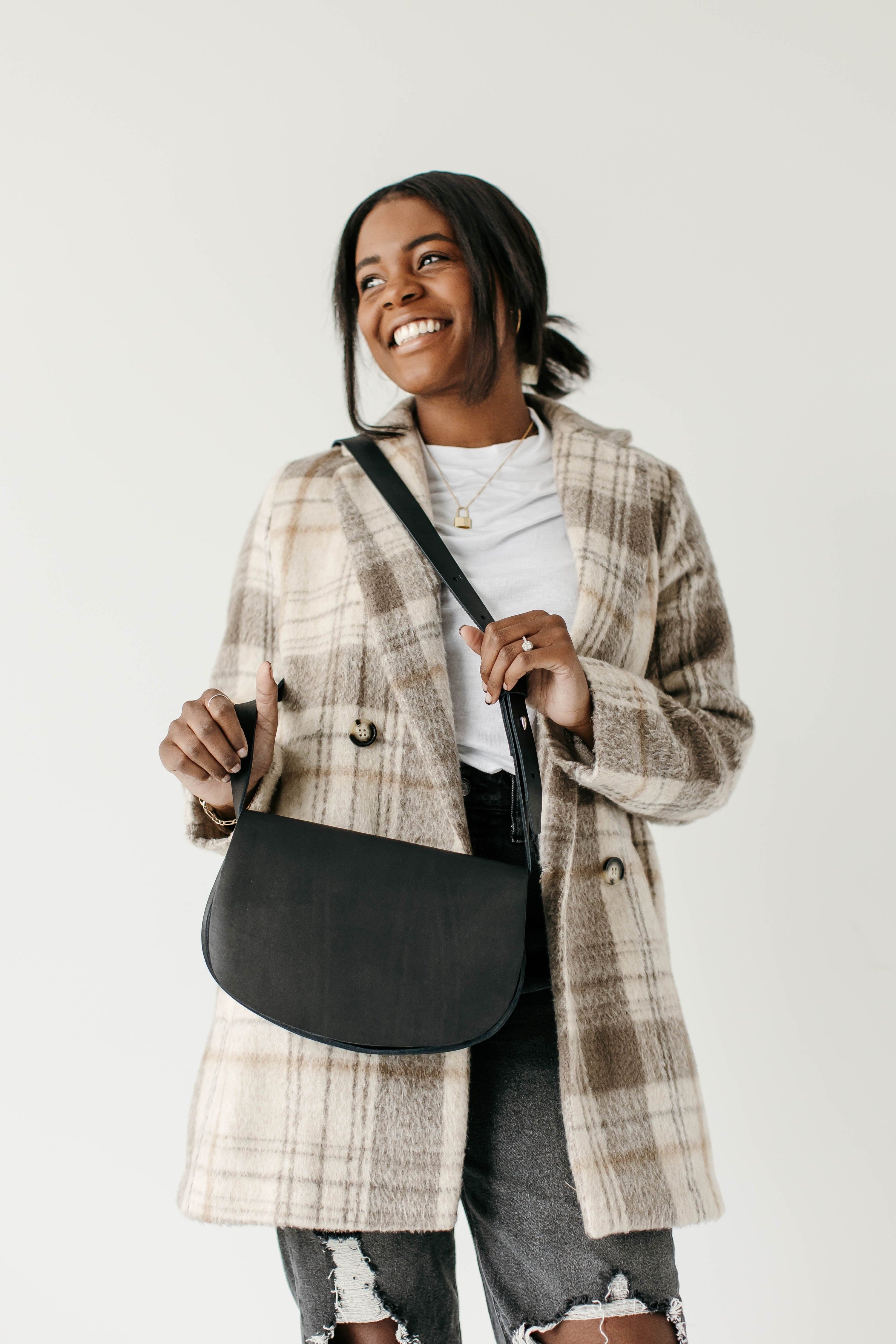 Urban Southern Bags Black Half Moon Crossbody