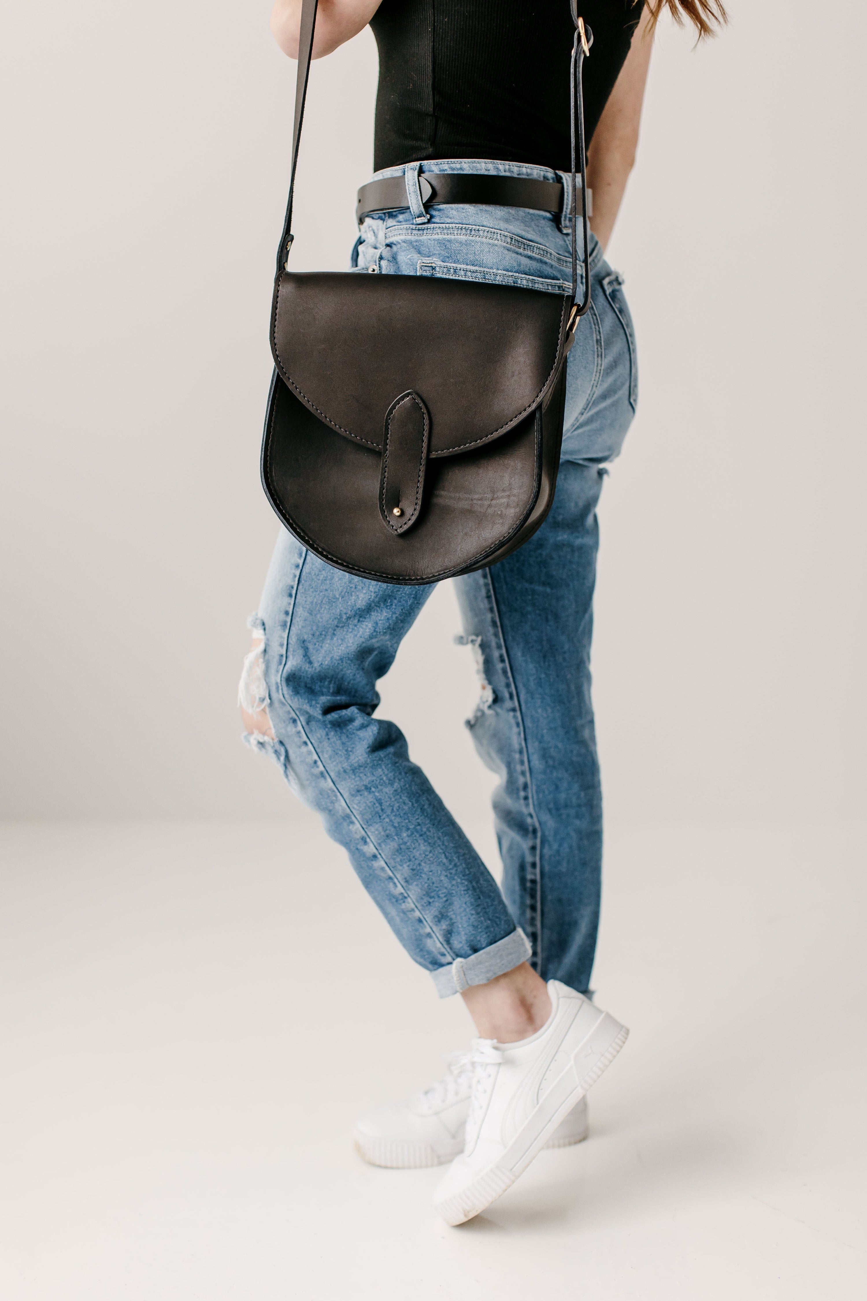 Urban Southern Bags Black Heritage Saddlebag