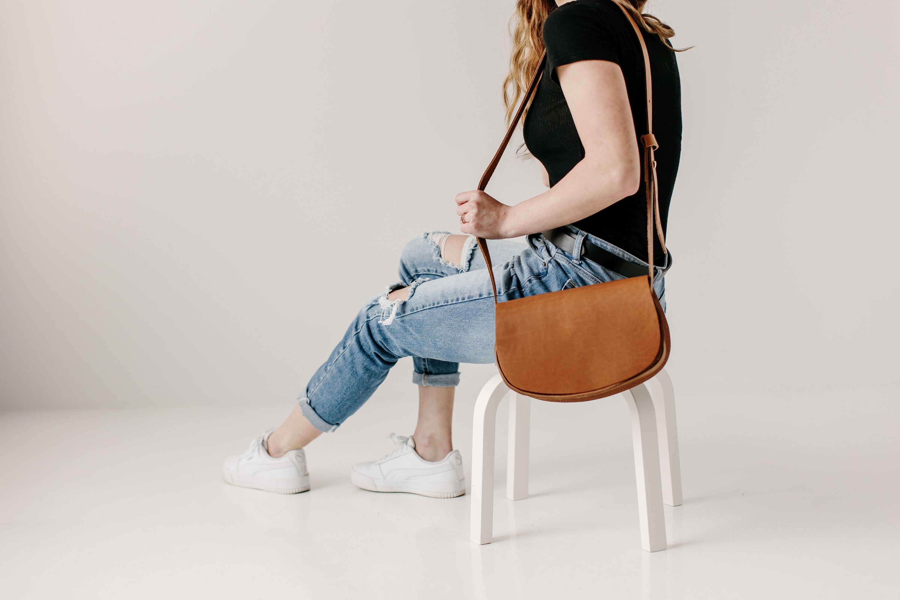 Urban Southern Bags Honey Half Moon Crossbody
