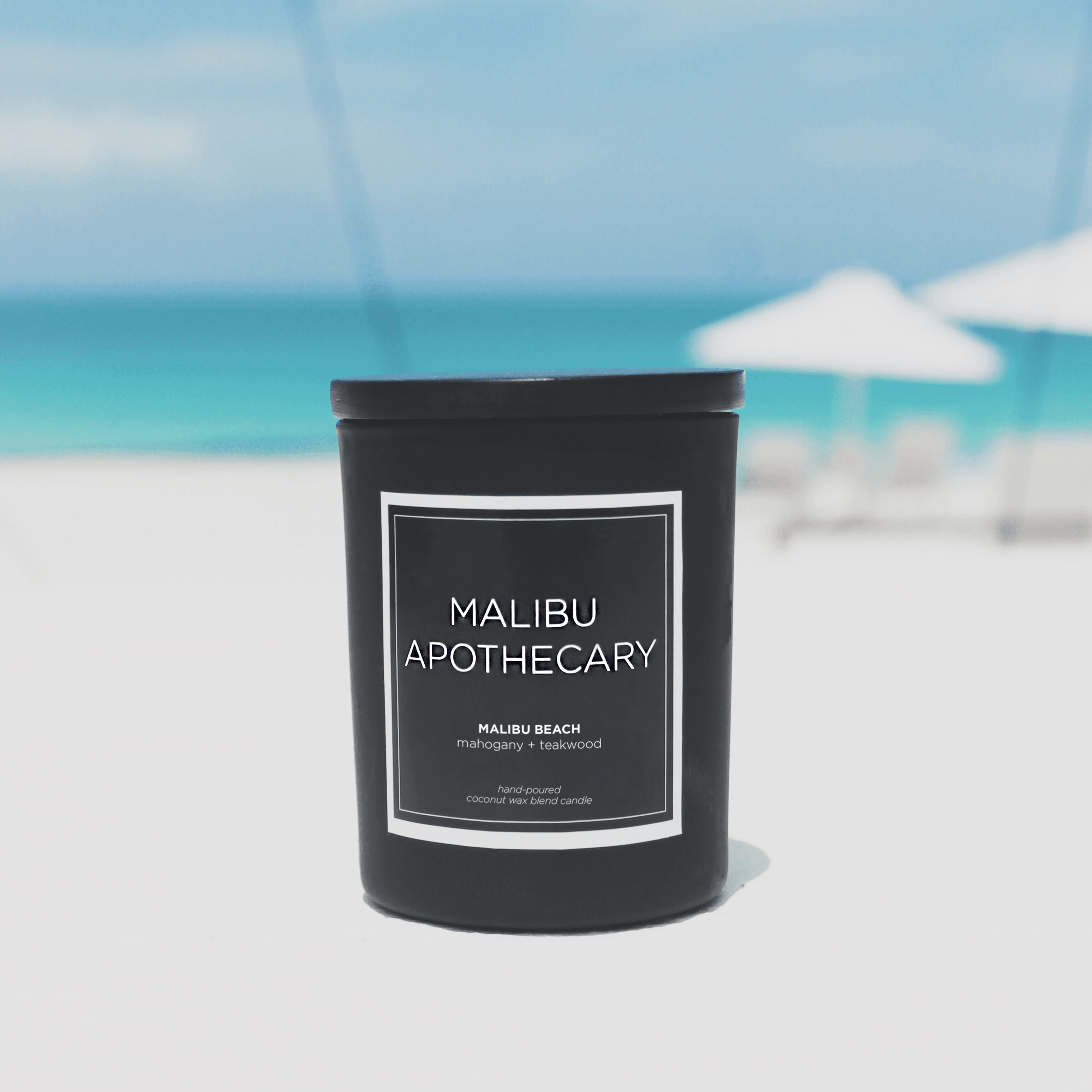 Malibu Apothecary Candle Mini Matte Black Candle