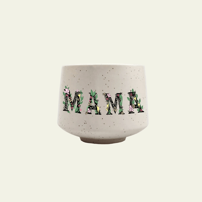 Floral MAMA Stoneware cup