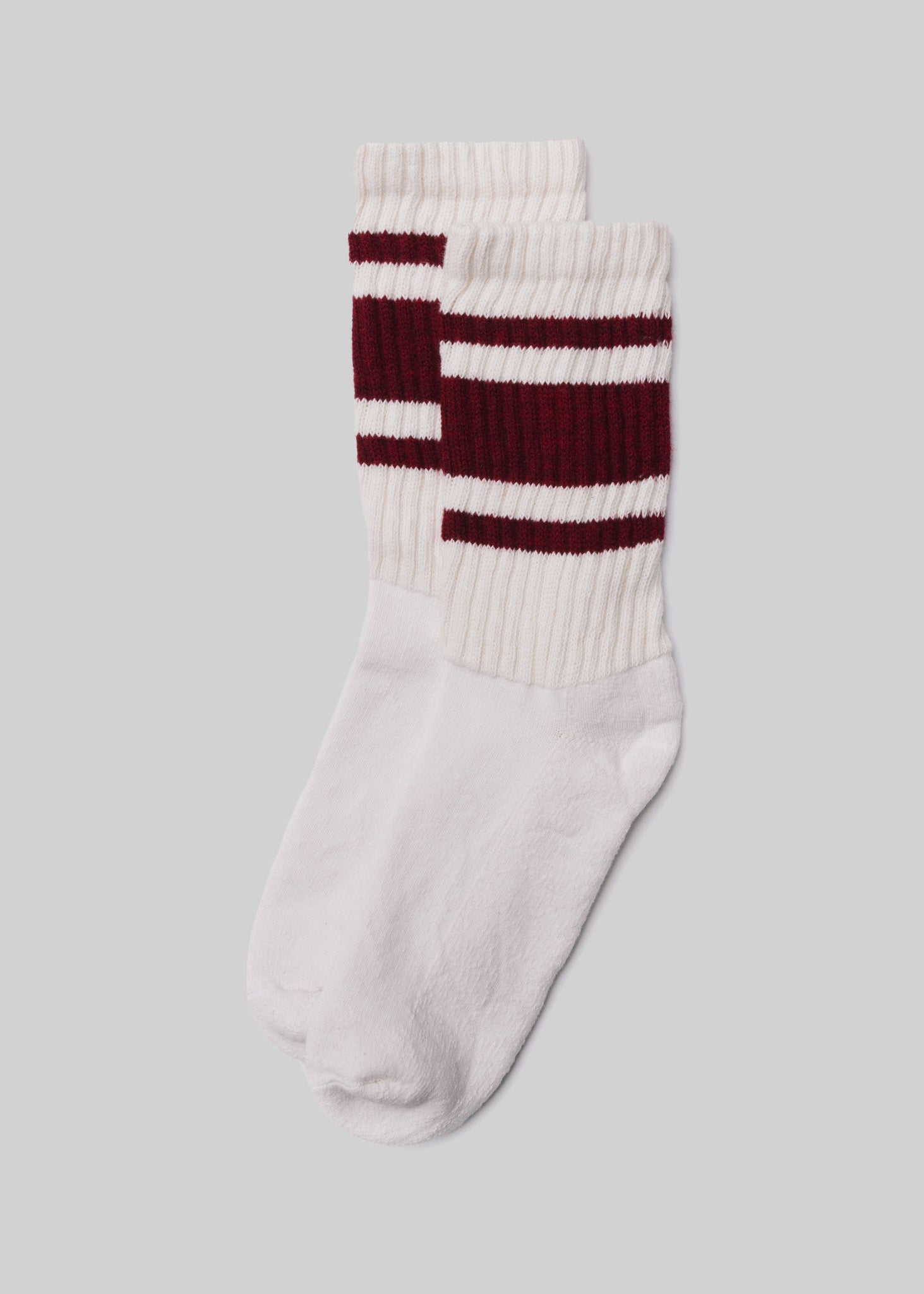 American Trench Socks Red Heather / One Size The Heathered Mono Stripe