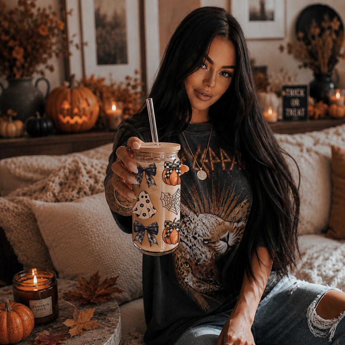 Gia Roma Travel Mug, Coffee Cup, Drinkware Halloween Mash 20oz