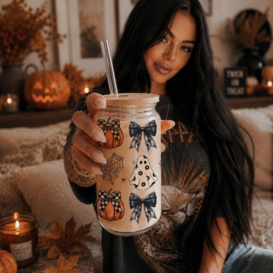 Gia Roma Travel Mug, Coffee Cup, Drinkware Halloween Mash 20oz