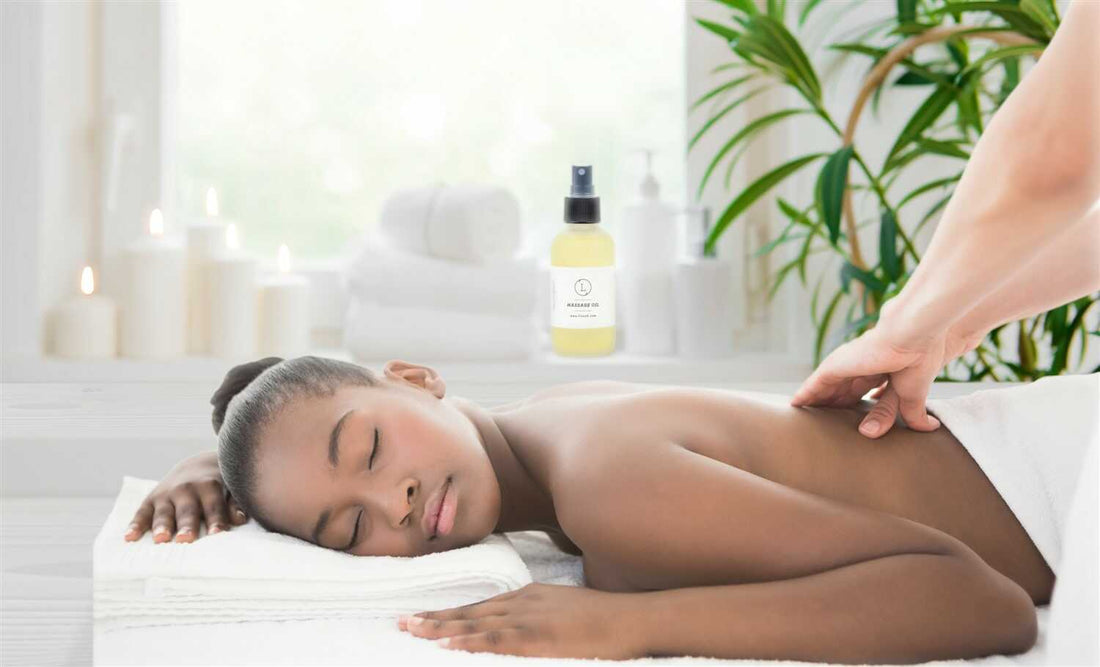 CBD - Aromatherapy Eucalyptus Massage Oil with CBD, Natural Relaxing Body Massage Oil (THC free) - My American Goods