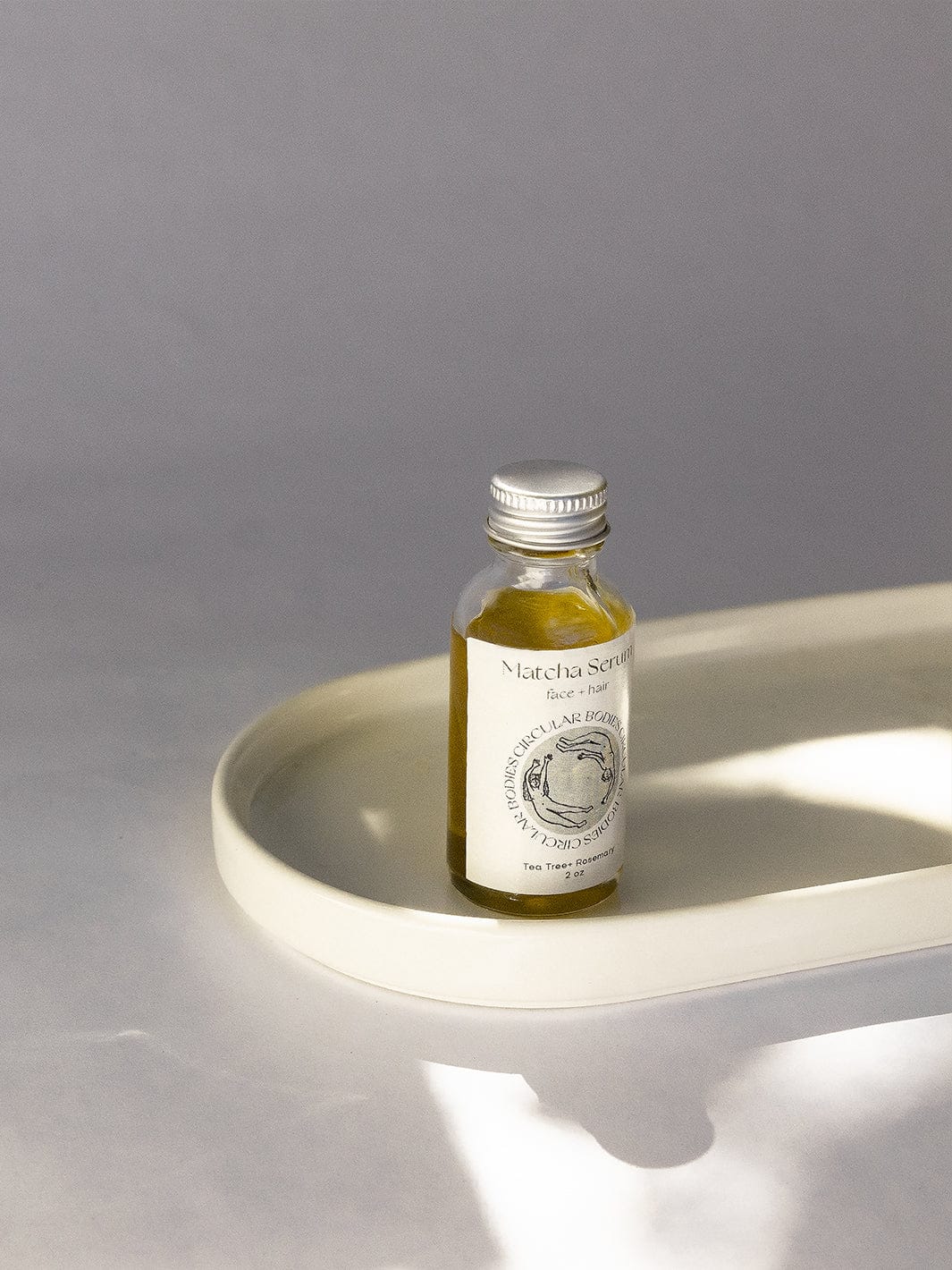 Circular Bodies metal cap (for refills) Matcha Serum - for face and hair