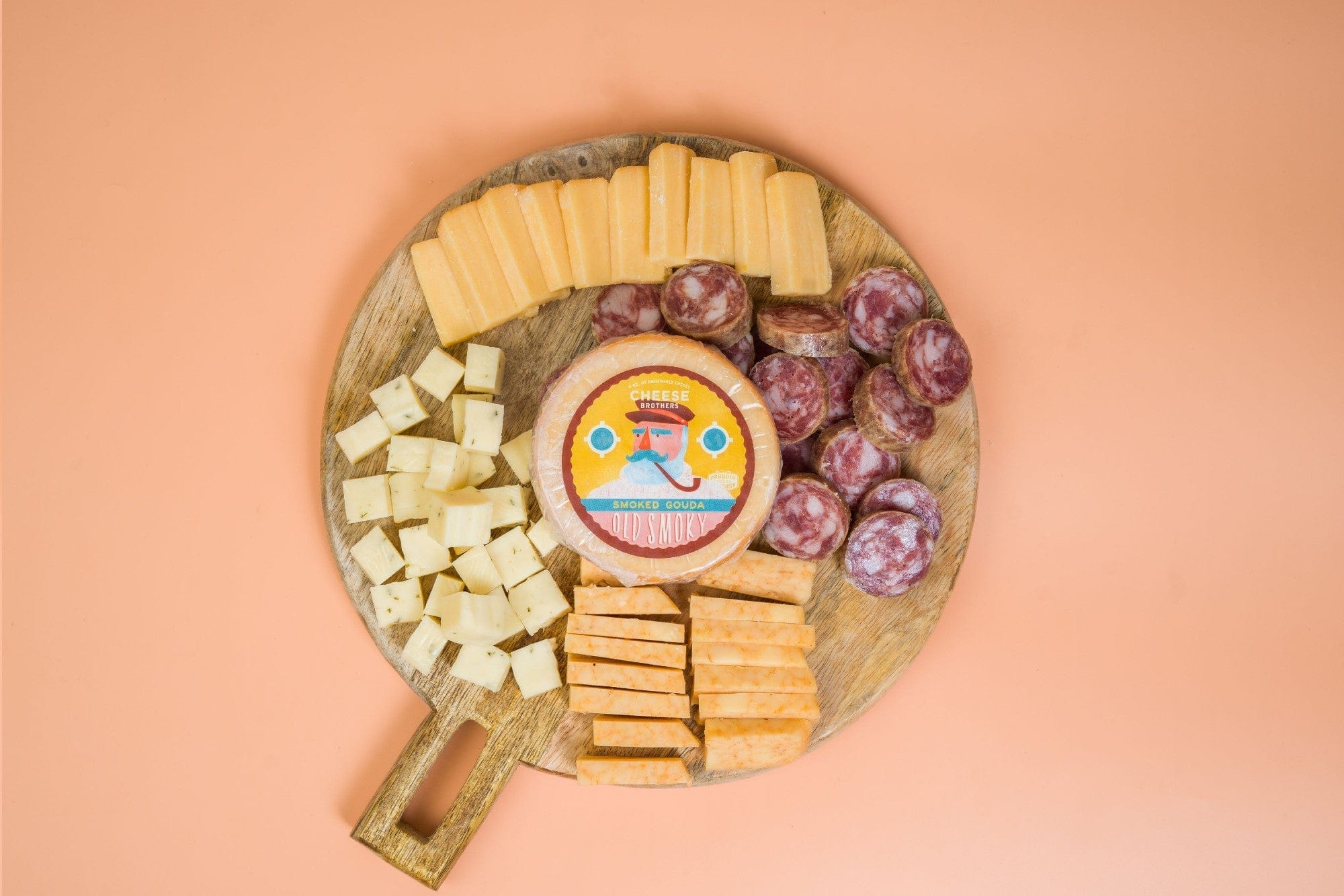 Cheese Brothers, Inc. Gifts and Bundles Cheese &amp; Sausage Sampler (4-Pack)