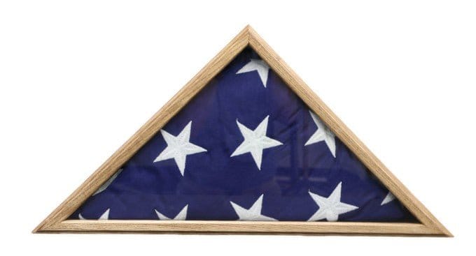 Flags Unlimited Oak/Glass Front 3&