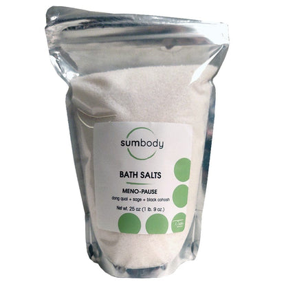 Sumbody Skincare MenoPause 25oz Aromatherapy Bath Salts 25 oz