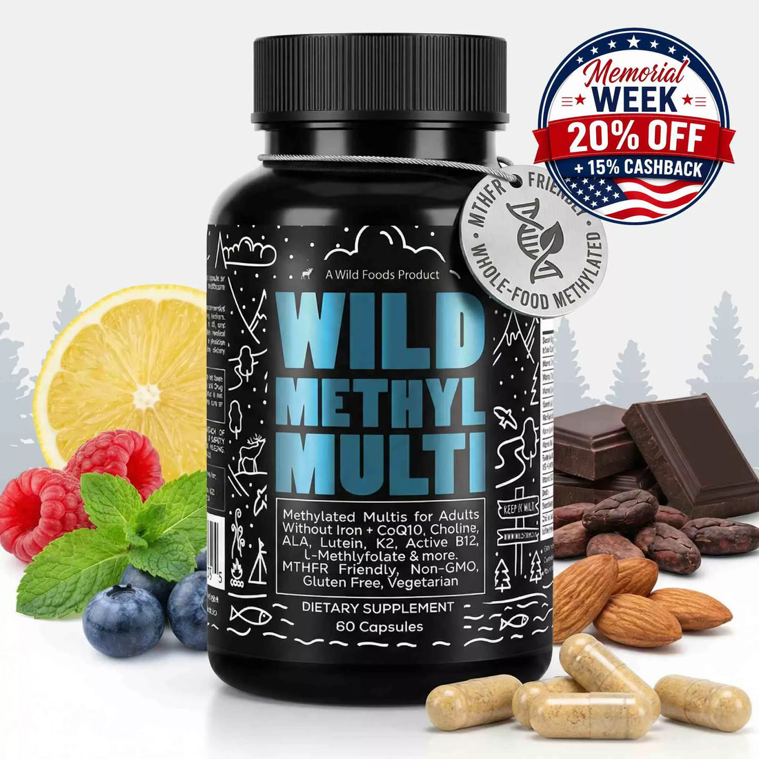 Wild Foods Supplements Methylated Whole Food Multivitamin