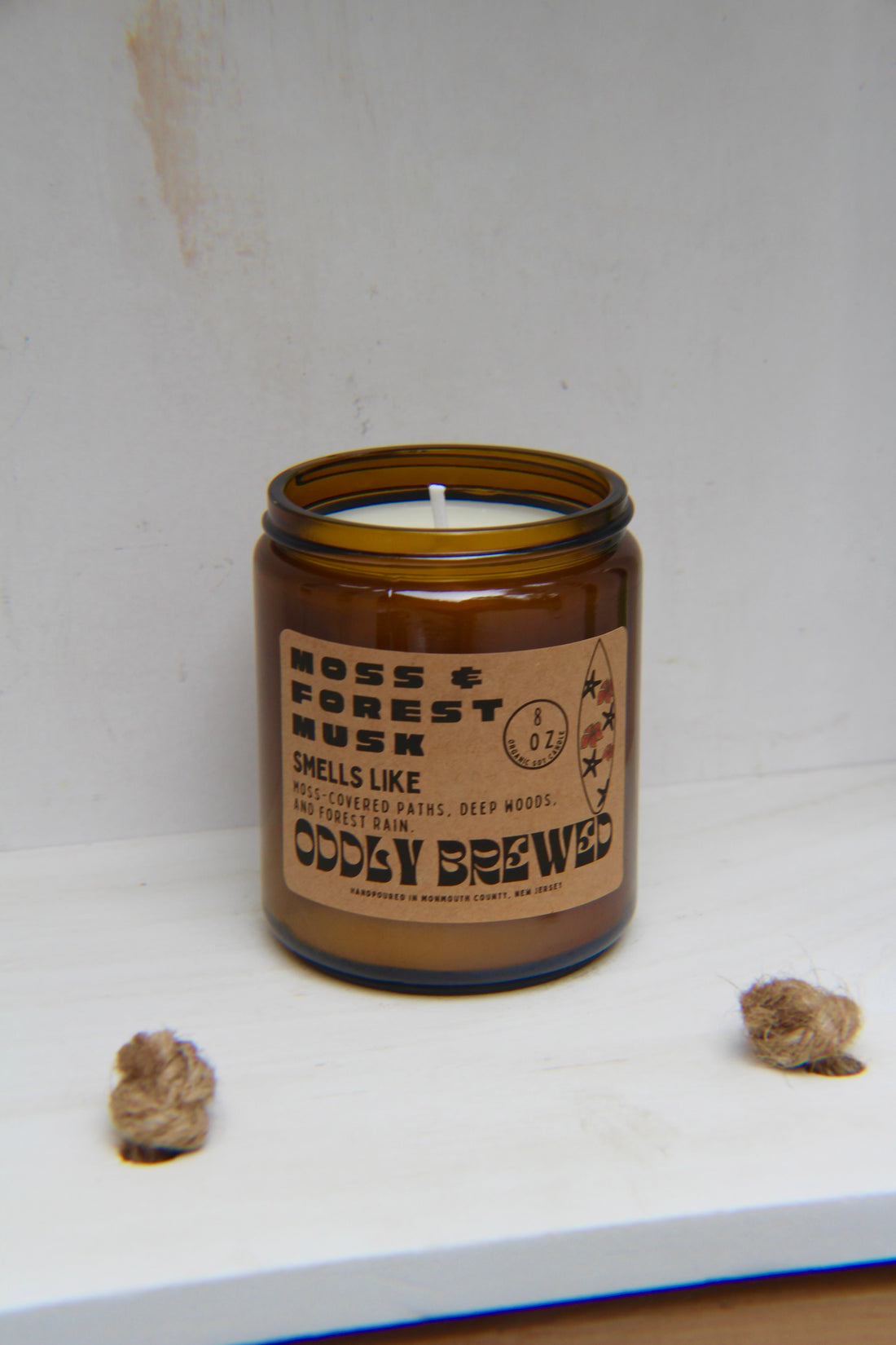 Moss &amp; Forest Musk Soy Candle