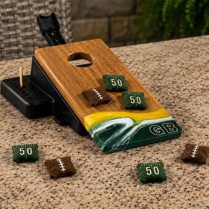 Mini Tabletop Resin Cornhole Set | Gameday Collection