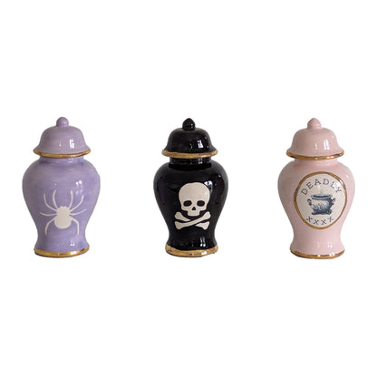 Mini Ginger Jars- Halloween Day Edition