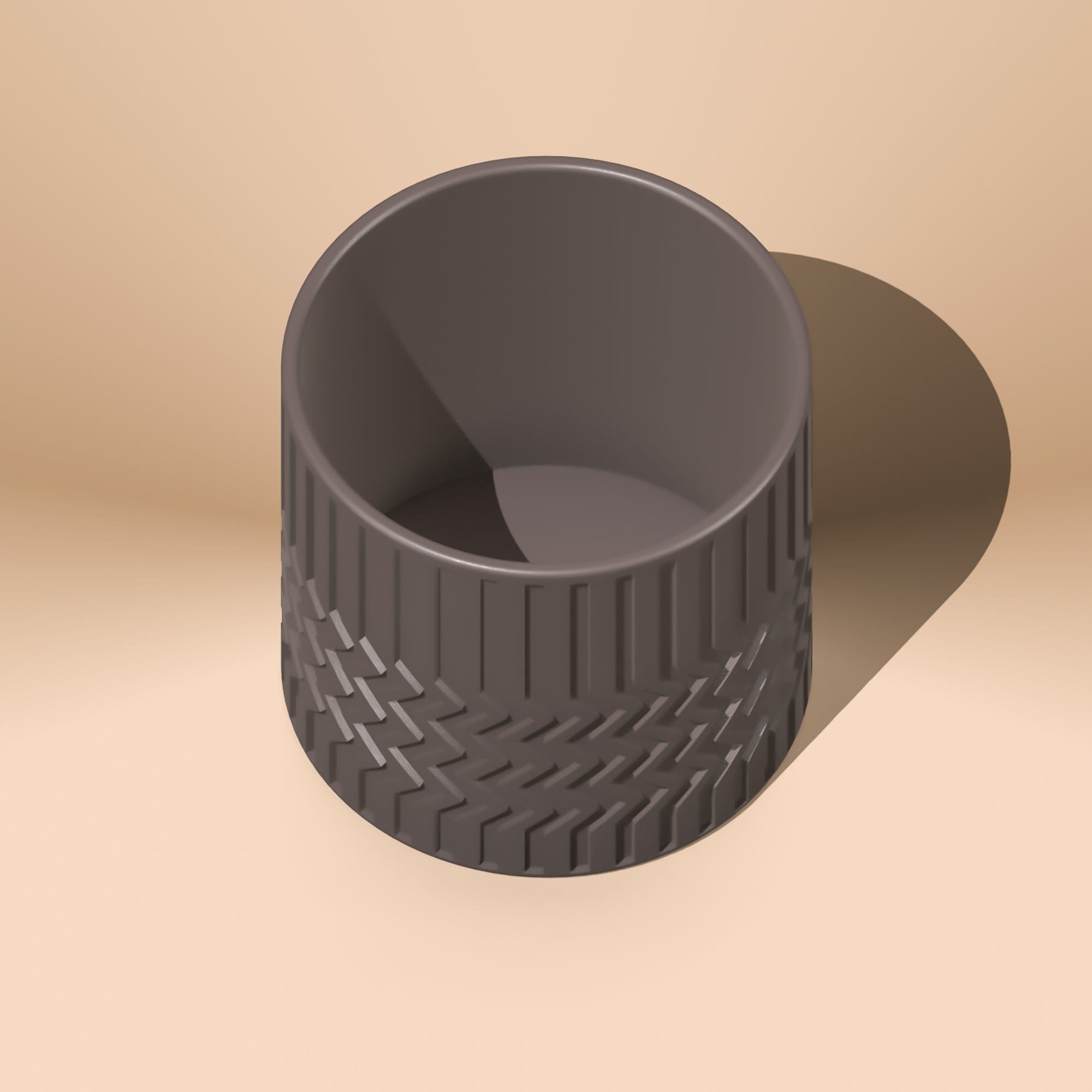 Rosebud HomeGoods Pots &amp; Planters Minimalist Zig-Zag Planter