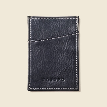 Minimalist Wallet with RFID Protection - Black