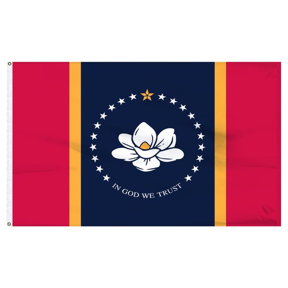 Flags Unlimited USA Nylon State Flags Mississippi