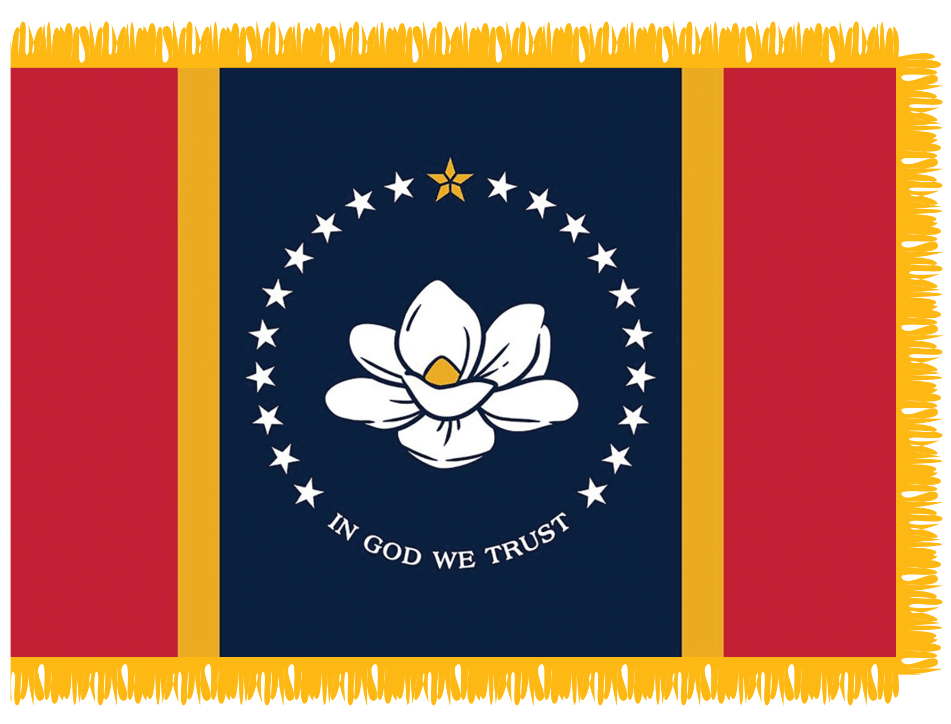 Flags Unlimited USA Nylon State Flags Mississippi