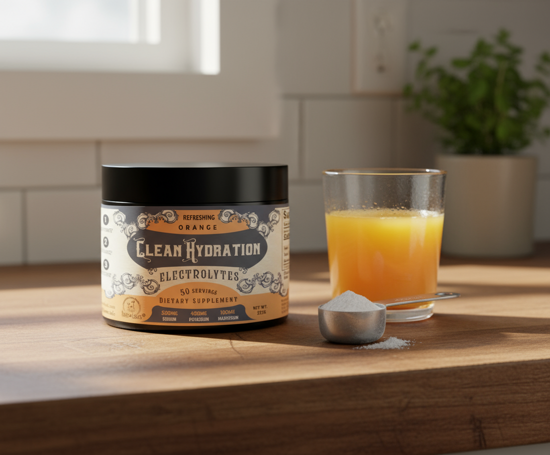Clean Hydration - Orange - Electrolytes - My American Goods