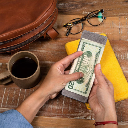 Money Clip Wallet - Cobalt