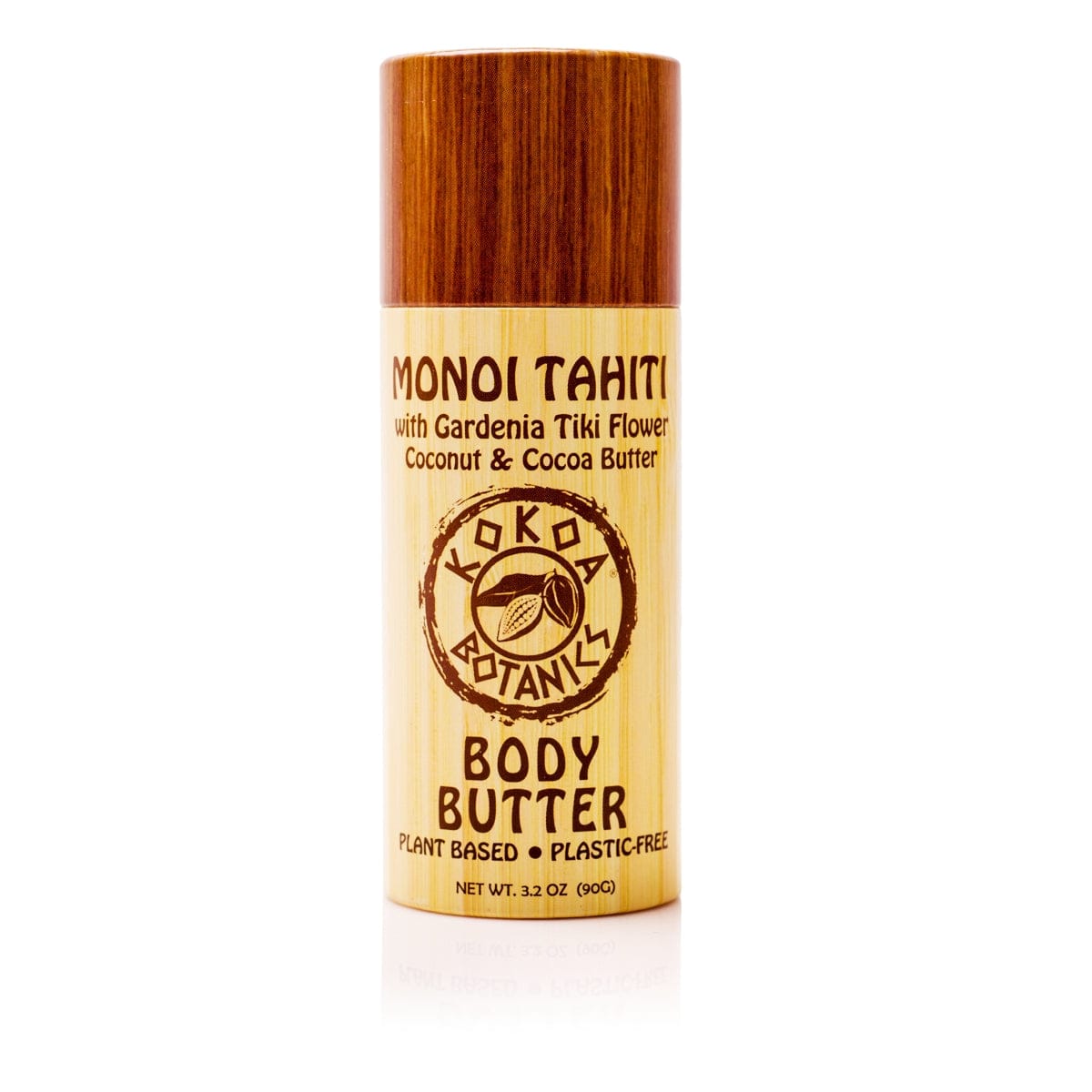 KOKOA BOTANICS Body Butter Monoi Tahiti - Body Butter with Gardinia Tiki Flower 2.75 oz