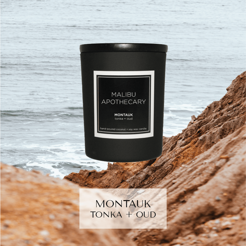 Malibu Apothecary Candle Montauk Mini Matte Black Candle