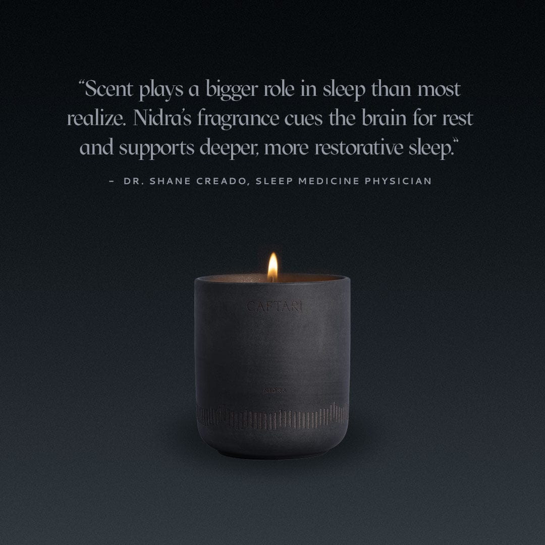 Caftari Candle Nidra - Designed for Restorative Sleep