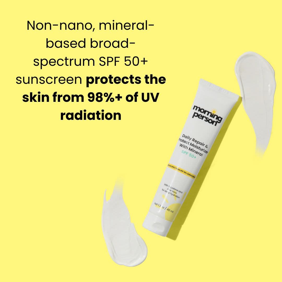 Morning Person Daily Repair Moisturizer with Mineral SPF 50 - My American Goods