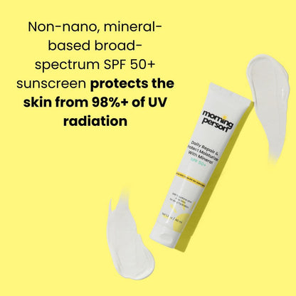 Morning Person Daily Repair Moisturizer with Mineral SPF 50 - My American Goods