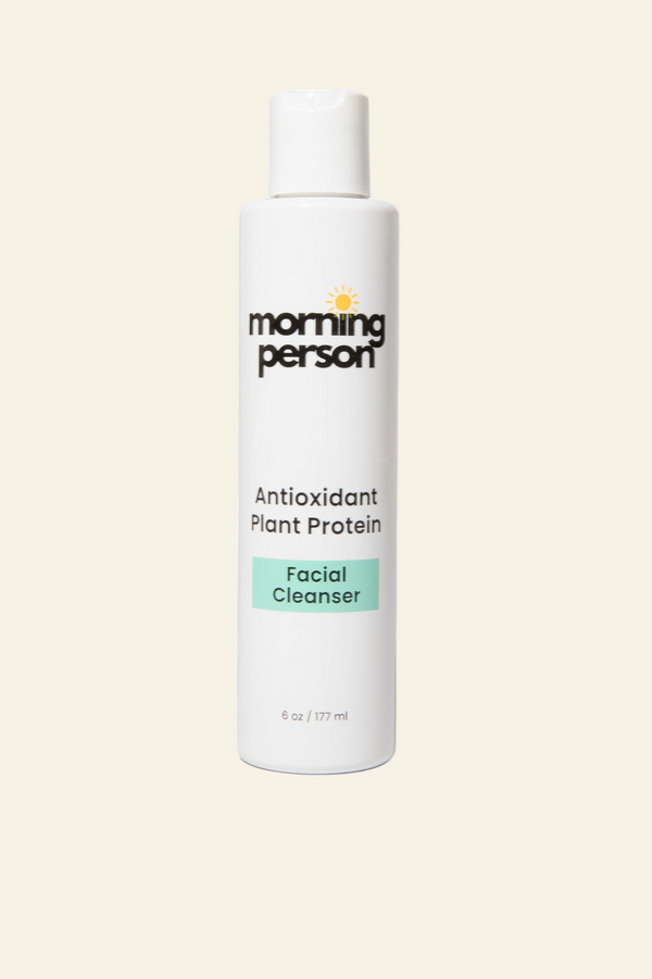 Morning Person Antioxidant Plant Protein Face Cleanser - My American Goods